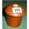 Image 1 : A treen yew lidded box