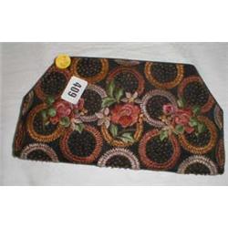 A c1930's heavily embroidered Dutch evening bag
