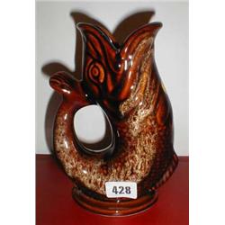 A Fosters pottery fish vase