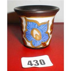 A Gouda miniature flower pot