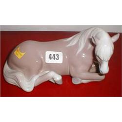 A Lladro horse