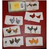A set of John Players cigarette cards of poultry