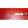 A Victorian ivory and silver plate sardine fork