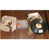 A c1930's tin plate "Kiddy Phone" record player complete with selection of records, needles etc