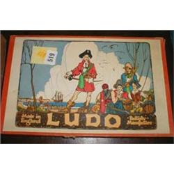 A c1930's British Ludo game in original box