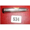 A silver cigar holder case