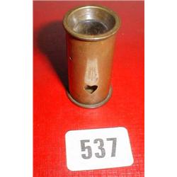 A Victorian brass miniature spy glass for specimen examination