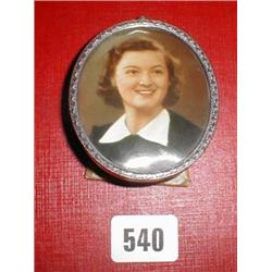 A c1920's silver miniature picture frame