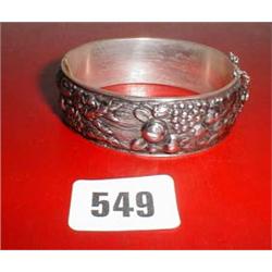 A silver bangle