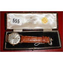 A Romer gentlemans watch with leather strap