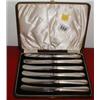 Image 1 : A boxed set of tea knives by Mappin and Webb