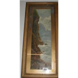 A c1900/1910 framed and glazed seascape print