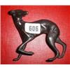 Image 1 : A cast bronze grey hound