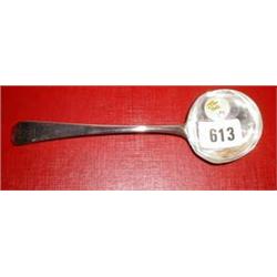 A Georgian silver sauce ladle