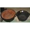 Image 1 : Two C19th cast iron pots