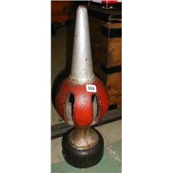 A cast iron Railway "finial"