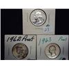 Image 1 : 1961,62 & 63 WASHINGTON QUARTERS PROOF