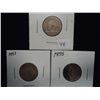Image 1 : 1884,87 & 88 LIBERTY "V" NICKELS