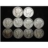 Image 1 : 10 ASSORTED MERCURY DIMES