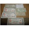 Image 1 : 7 PIECES OF WWII PHILIPINNES GUERILLA MONEY
