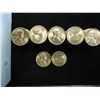 Image 1 : ROLL OF 50-1957-D LINCOLN CENTS RED BU'S