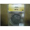 Image 1 : 1921 MORGAN SILVER DOLLAR ANACS MS62