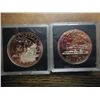 Image 1 : 2-1981 CANADA RAILROAD DOLLARS (PFL) .75 OZ. ASW