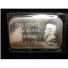 Image 1 : 1 TROY OZ .999 FINE SILVER INGOT JFK