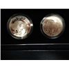 Image 2 : 2001 AMERICAN BUFFALO 2 COIN SILVER DOLLAR SET