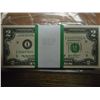 Image 1 : 100-2003-A $2 FRN'S CRISP UNC CONSEC. SERAILS