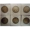 Image 1 : 1905-P/0/S & 1909-P/O/S BARBER HALF DOLLARS