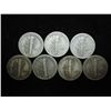 Image 2 : 7 ASSORTED 1930'S MERCURY DIMES