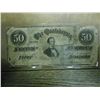 Image 1 : CONFEDERATE STATES OF AMERICA $50 CURRENCY