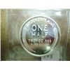Image 2 : 1/2 OUNCE .999 FINE SILVER INDIAN ROUND