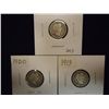 Image 1 : 1910,12-D & 13 BARBER DIMES ALL (VERY GOODS)