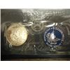 Image 2 : 1972-S IKE SILVER DOLLAR (UNC) (BLUE PACK)