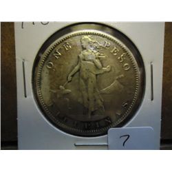 1908-S US/PHILIPPINES SILVER PESO .5144 OZ. ASW