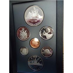1987 CANADA DOUBLE DOLLAR PROOF SET DAVIS STRAIT