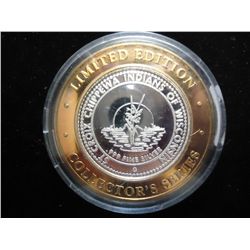 ST. CROIX CHIPPEWA CASINO $10 SILVER TOKEN (UNC)