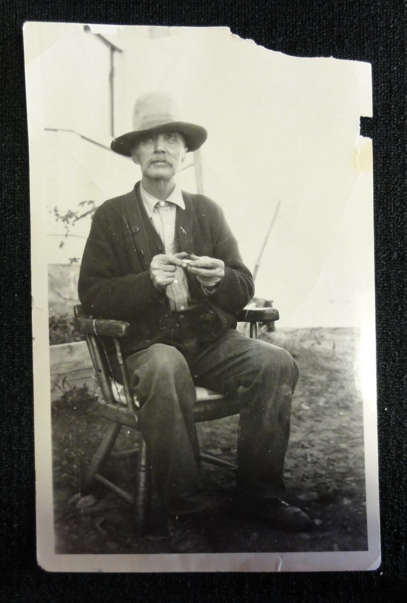Vintage photo, Teddy Blue Abbott. Used in Time Life Wild West