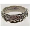 Image 2 : GERMAN NAZI WEDDING RING MARKED H. HIMMLER SIZE 14