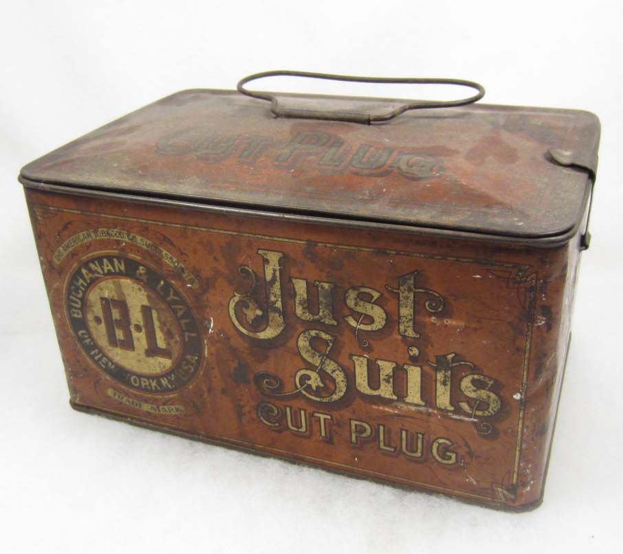 USA Antique NEWYORK BUCHANAN&LYALL TIN缶 Antique Buchanan & Lyall