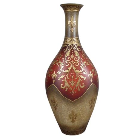 Regal Fleur De Lis Vase