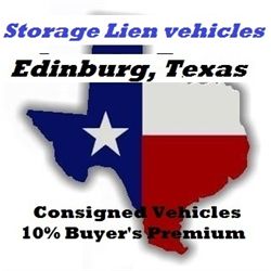 Edinburg, Texas STORAGE LIEN vehicles listed below