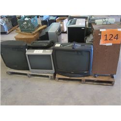 TYPEWRITER/TV DVD COMBOS/ SCANNER/SHREDDER/SMALL AIR CON UNIT/ETC