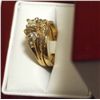 Image 3 : Dead Pawn Non-Native Diamond 14k Gold Women's Ring - FD