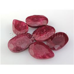 Ruby 139.01 ctw Loose Gemstone Mix Sizes & Shapes