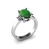Image 1 : Emerald 1.90 ctw Diamond Ring 14kt White Gold