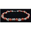 Image 2 : 315.17CTW 18" SUNSET ORANGE FRESHWATER PEARL WITH CORAL