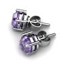 Image 1 : Tanzanite 1.12ctw Earring 14kt White Gold